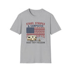 Stars, Stripes & Campsites Road Trip Freedom T-Shirt