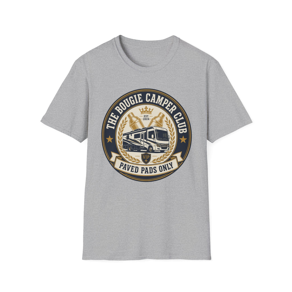 The Bougie Camper Club - Paved Pads Only T-Shirt
