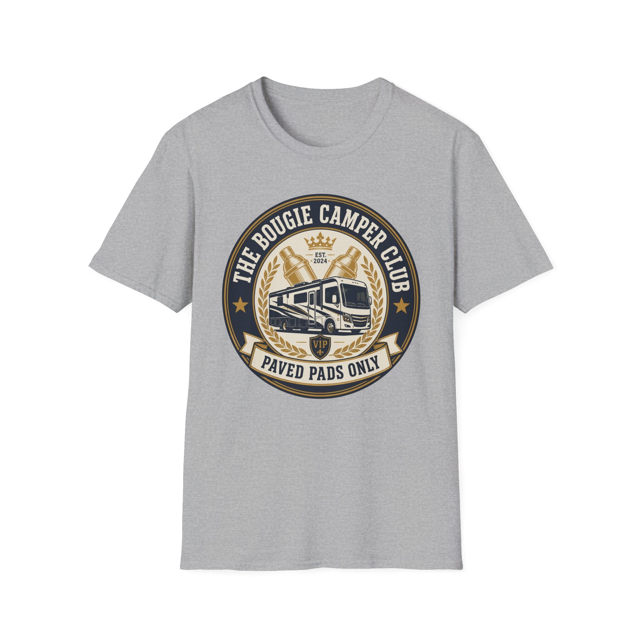 The Bougie Camper Club - Paved Pads Only T-Shirt