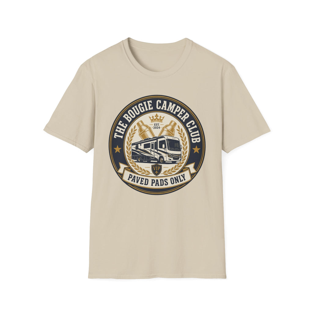 The Bougie Camper Club - Paved Pads Only T-Shirt