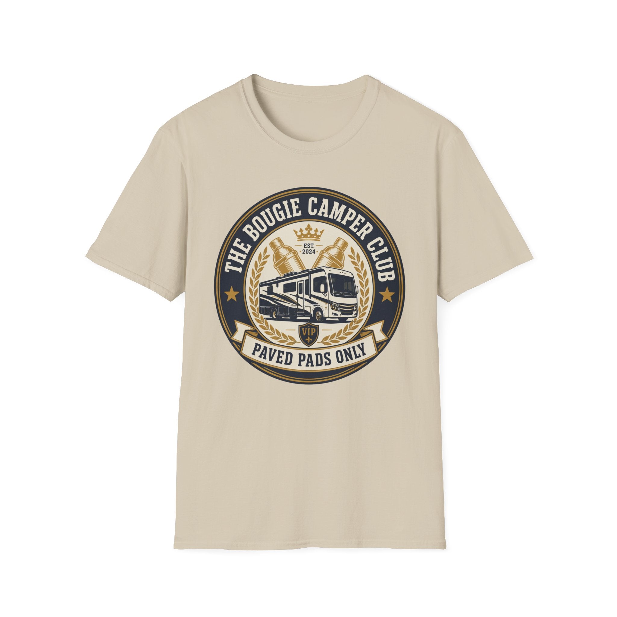 The Bougie Camper Club - Paved Pads Only T-Shirt
