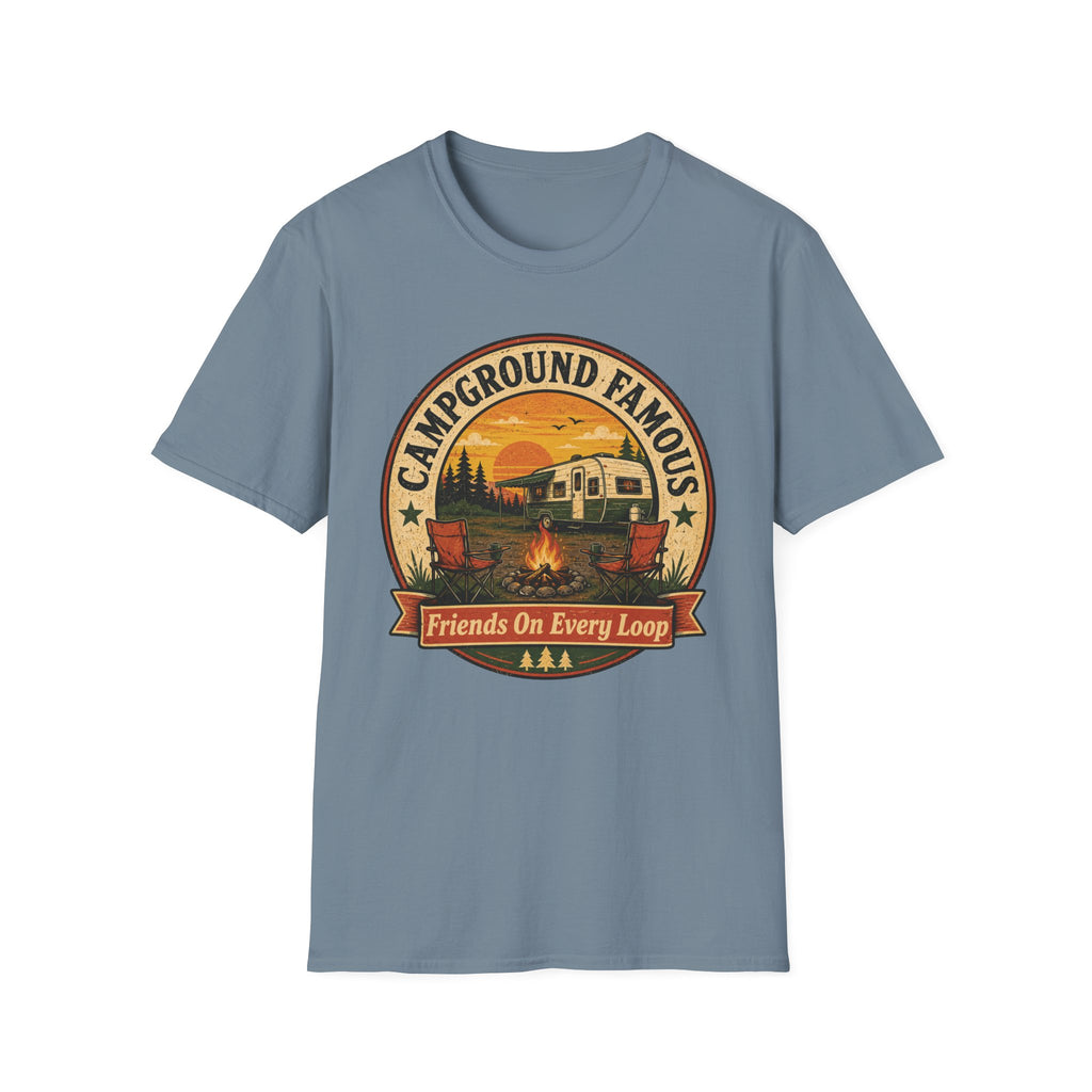 Campground Famous - Friends On Every Loop T-Shirt