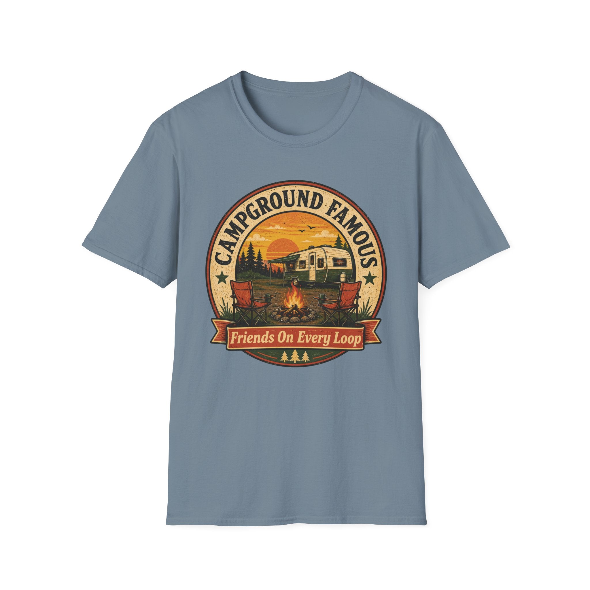 Campground Famous - Friends On Every Loop T-Shirt