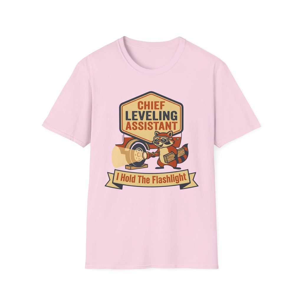 Chief Leveling Assistant - I Hold The Flashlight T-Shirt