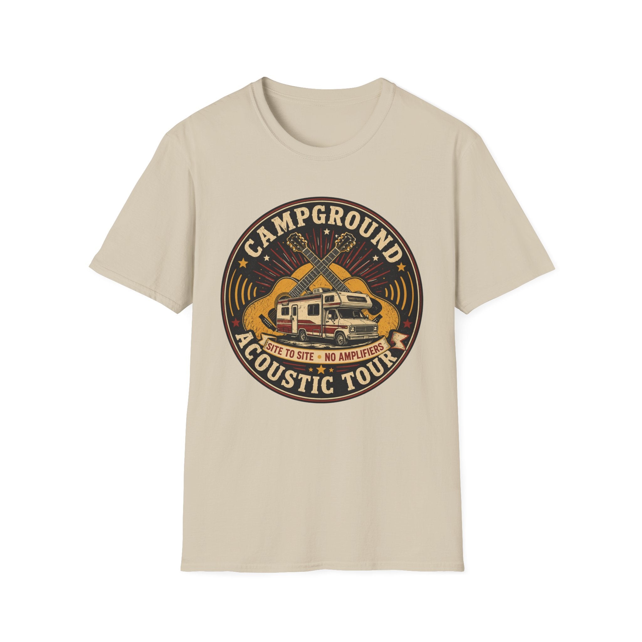 Campground Acoustic Tour - Site To Site - No Amplifiers T-Shirt