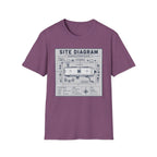 Site Layout Diagram T-Shirt