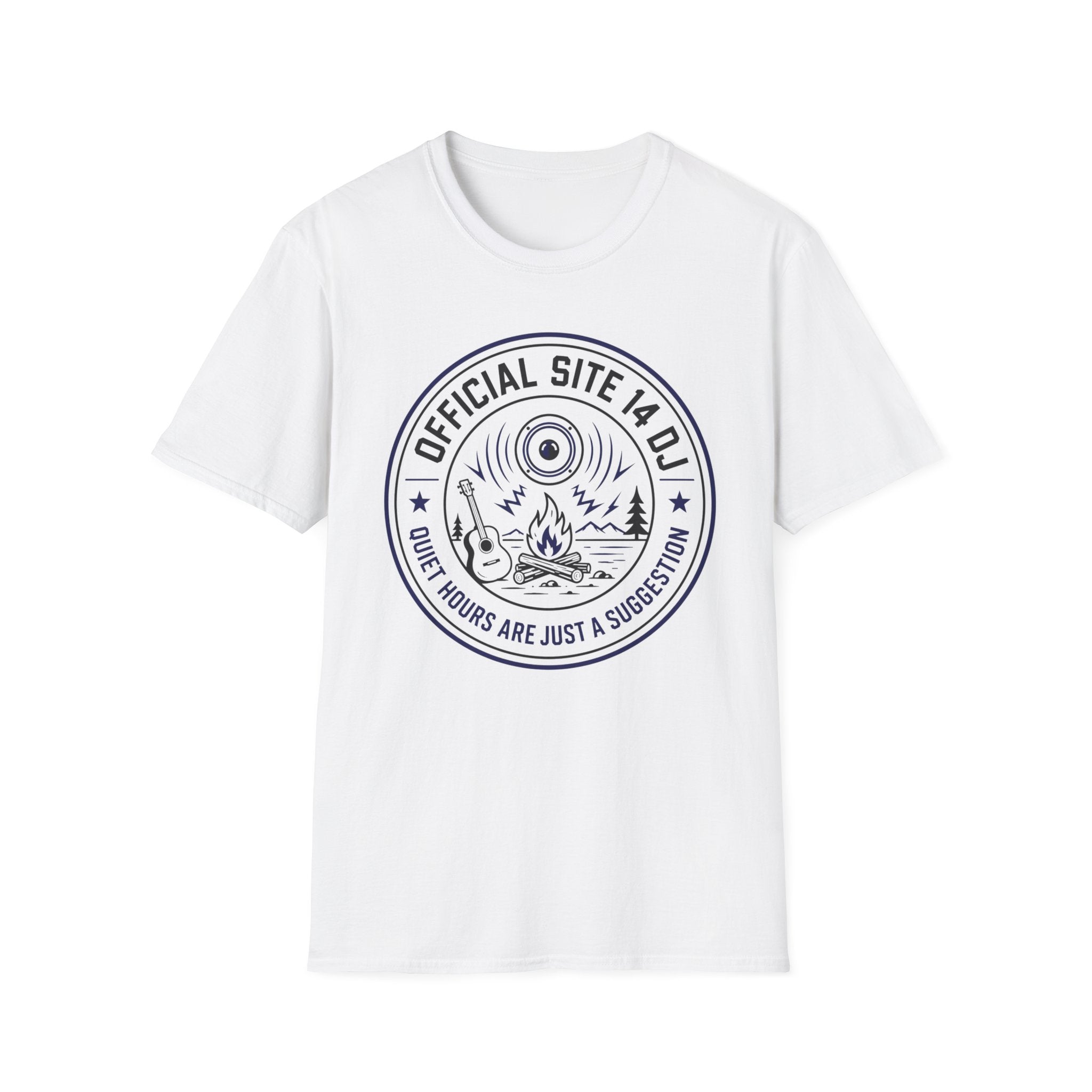 Official Site 14 DJ - Quiet Hours Are Just A Suggestion T-Shirt