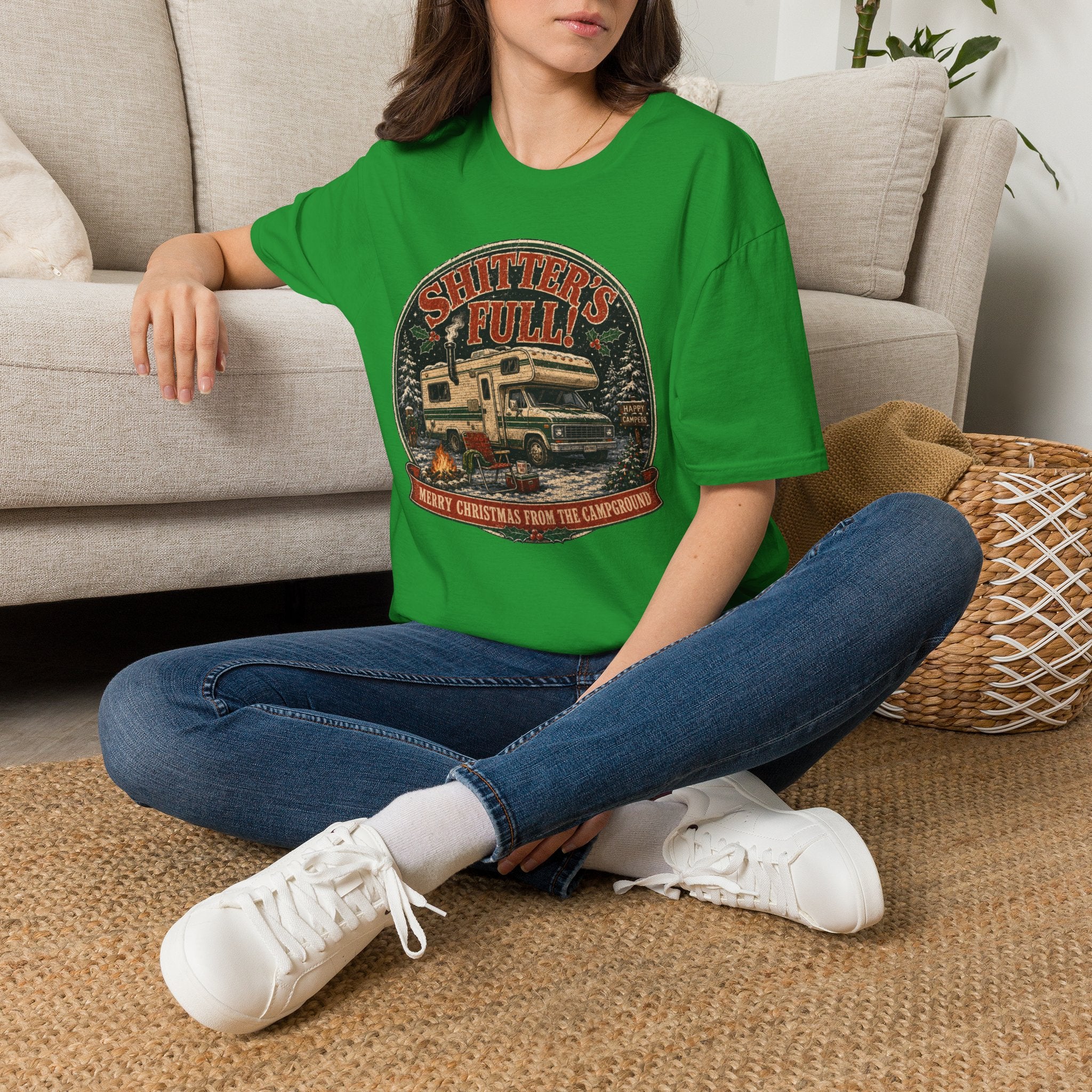 Shitters Full - Merry Xmas From The Campground T-Shirt