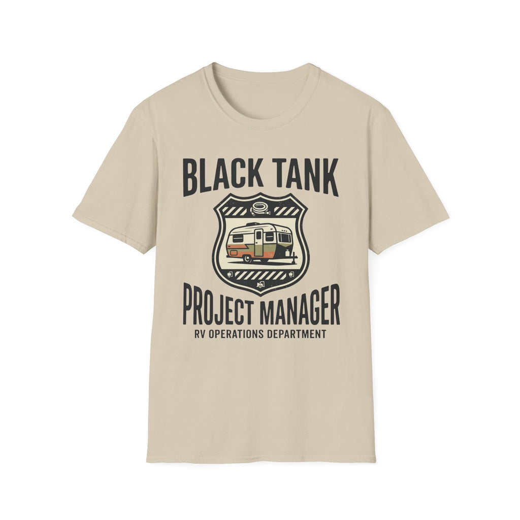 Black Tank Project Manager RV Operations Department T-Shirt