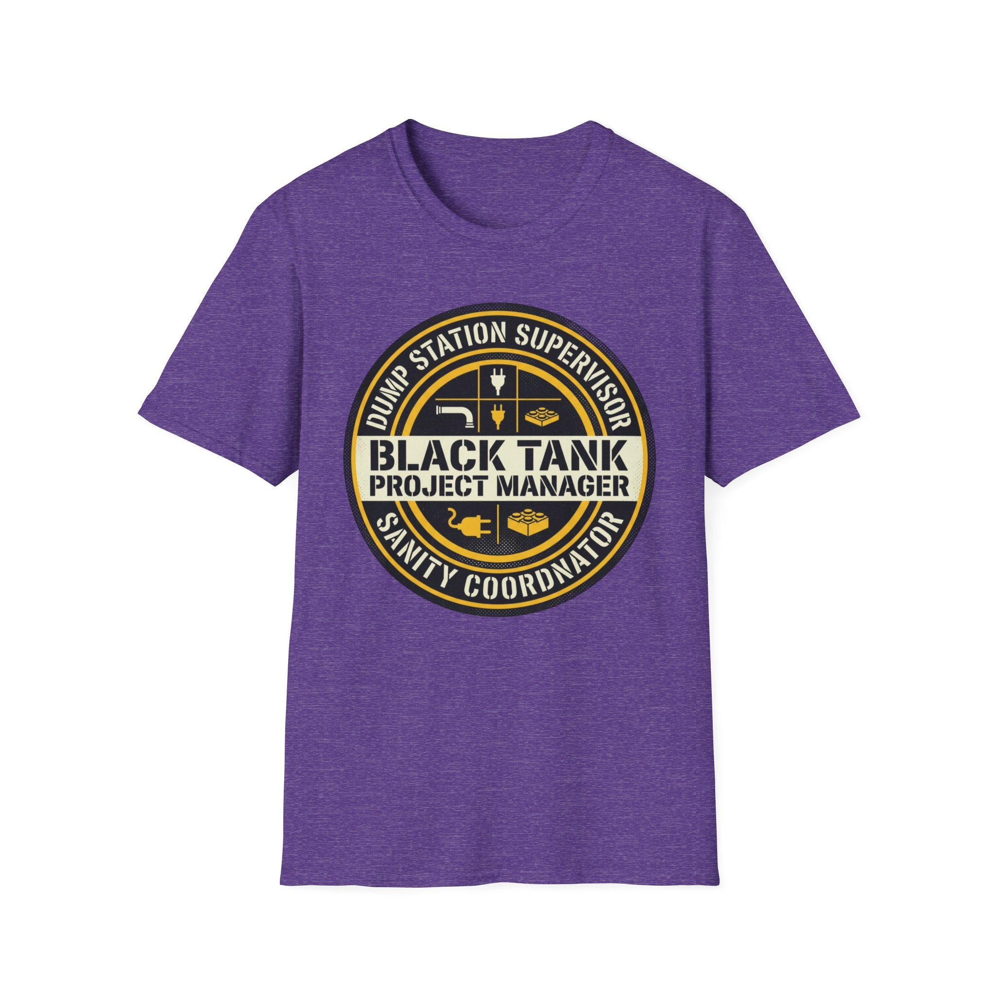 Dump Station Supervisor - Black Tank Project Manager - Sanity Coordinator T-Shirt