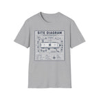 Site Layout Diagram T-Shirt