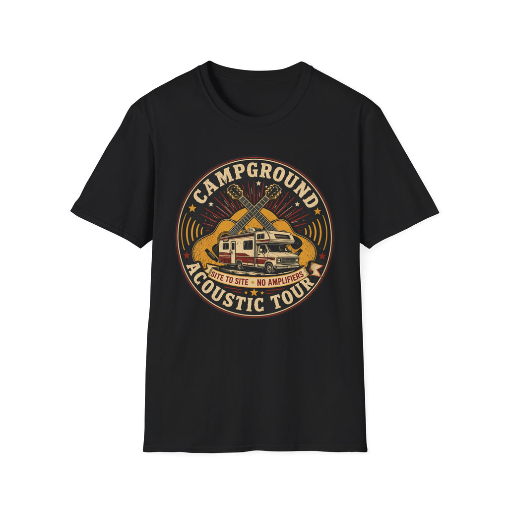 Campground Acoustic Tour - Site To Site - No Amplifiers T-Shirt