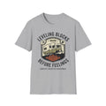 Leveling Blocks Before Feelings Campsite Priorities Department T-Shirt