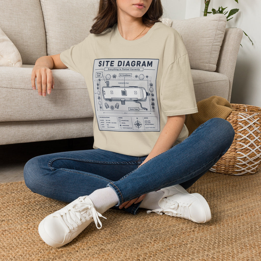 Site Layout Diagram T-Shirt