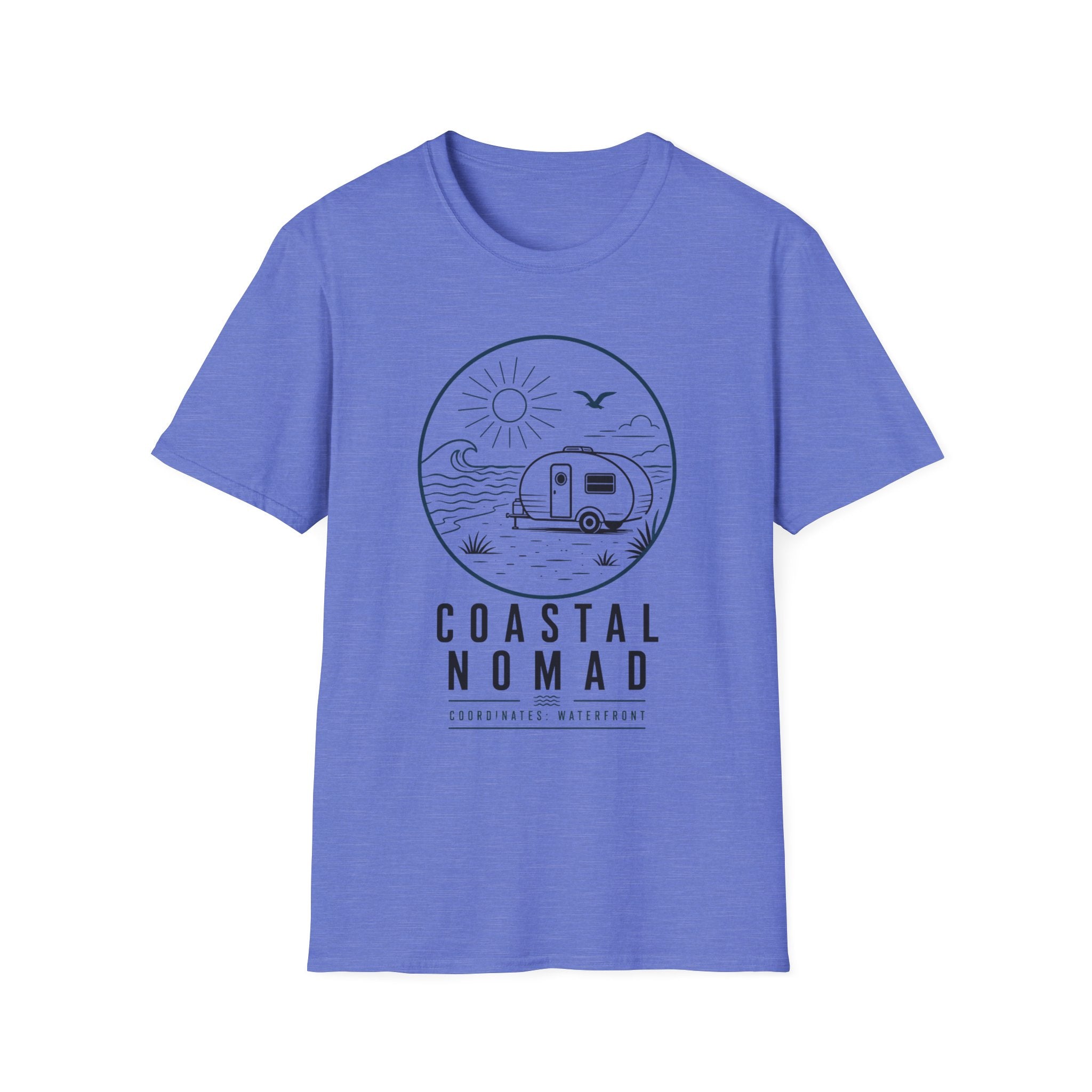 Coastal Nomad - Coordinates Waterfront T-Shirt