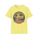 Beach Bum On Wheels - Parked Where The Waves Crash T-Shirt