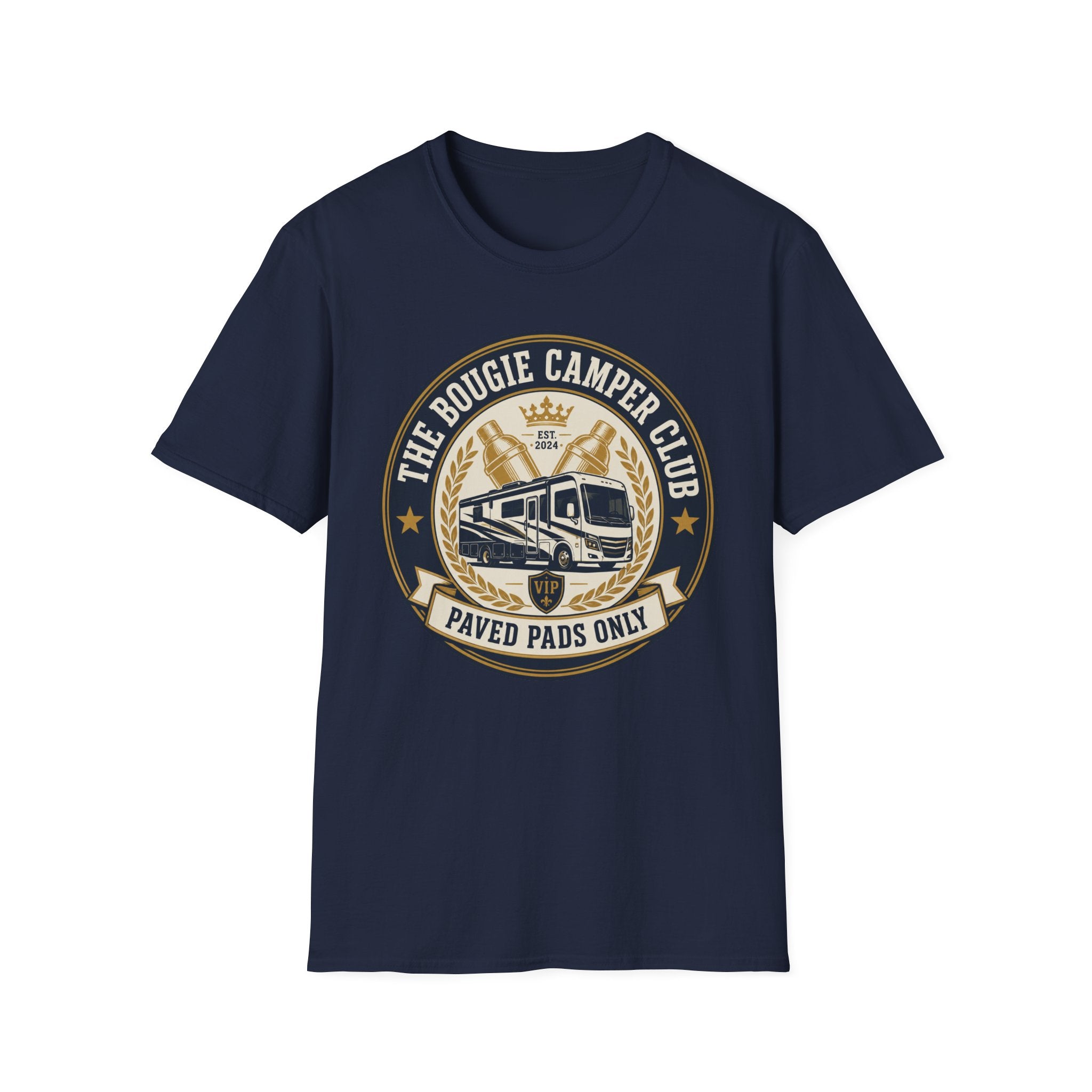 The Bougie Camper Club - Paved Pads Only T-Shirt