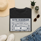 Site Layout Diagram T-Shirt