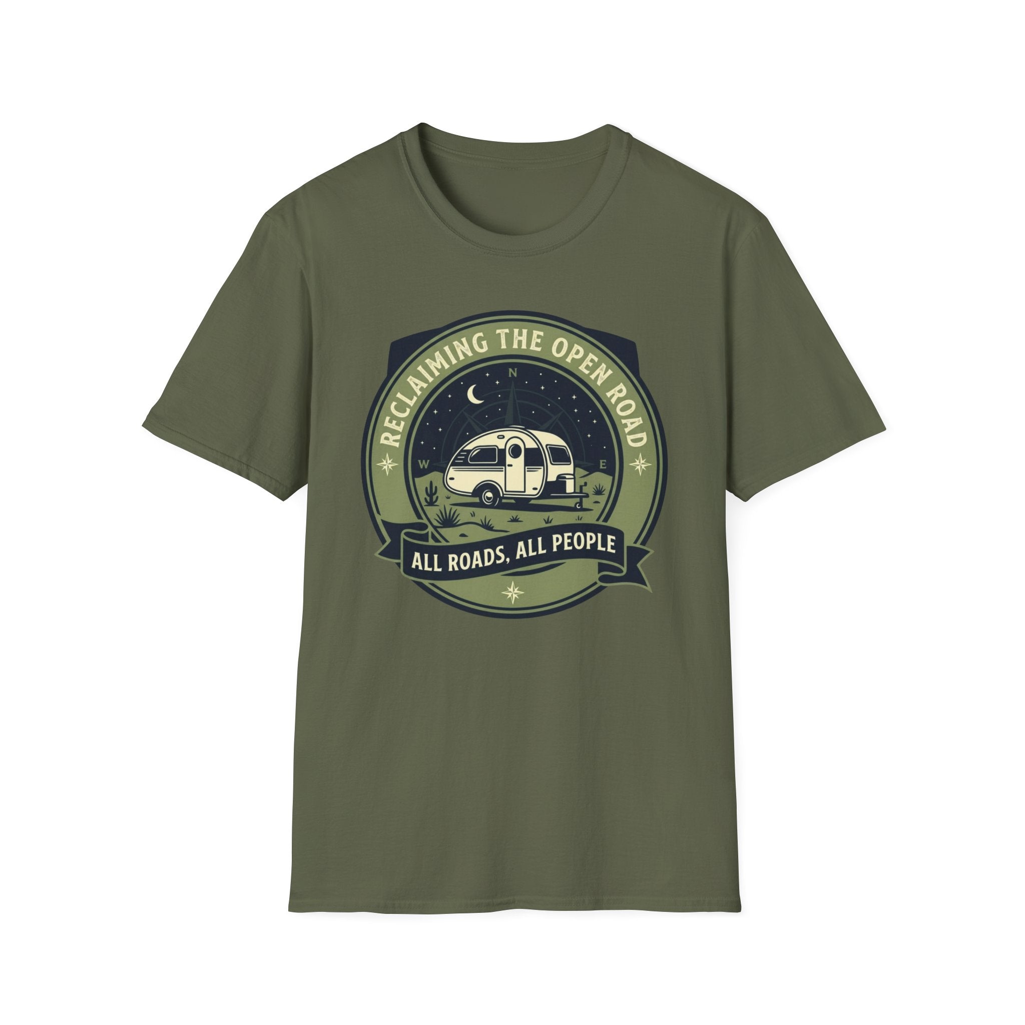 Reclaiming The Open Road - All Roads All People T-Shirt