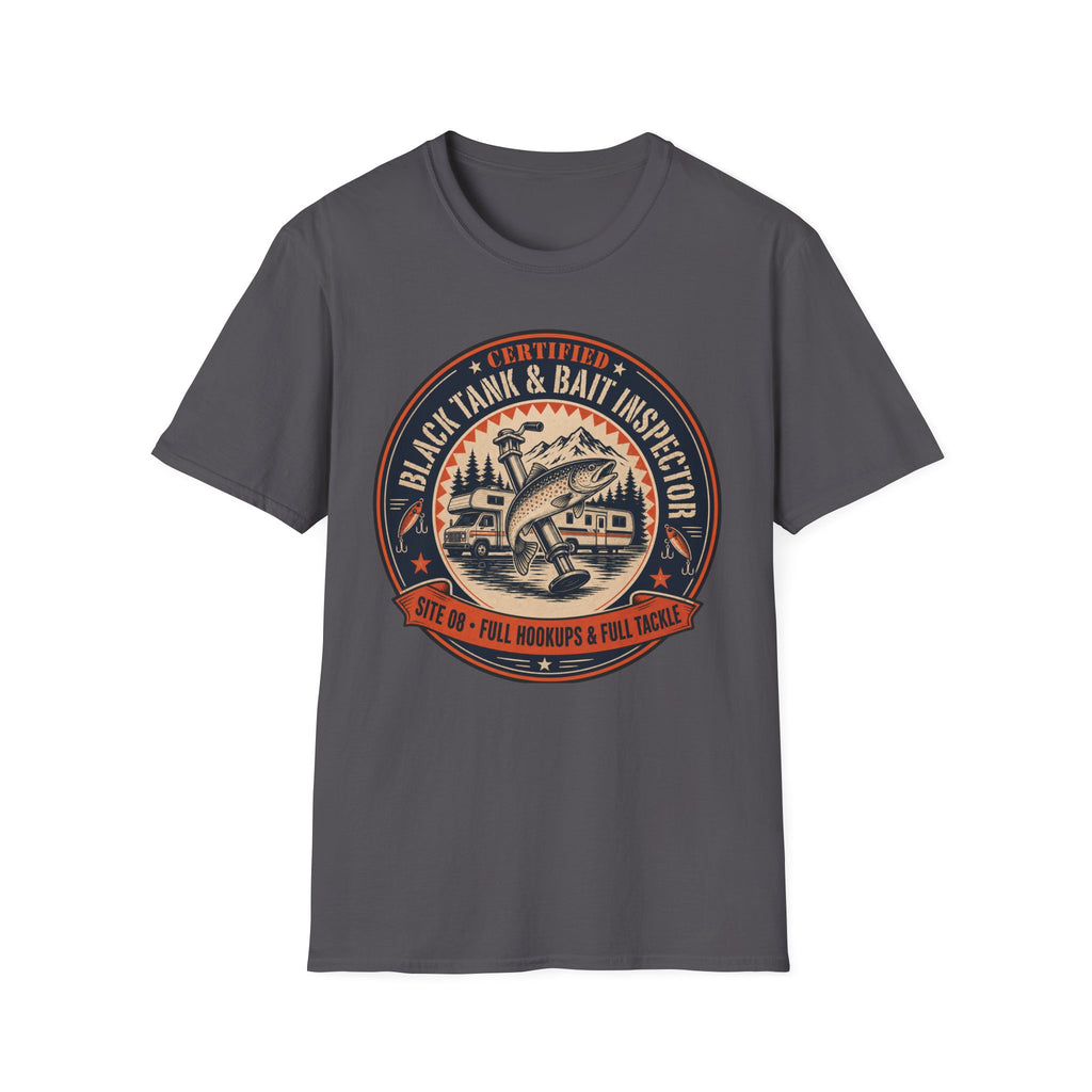 Certified Black Tank & Bait Inspector T-Shirt