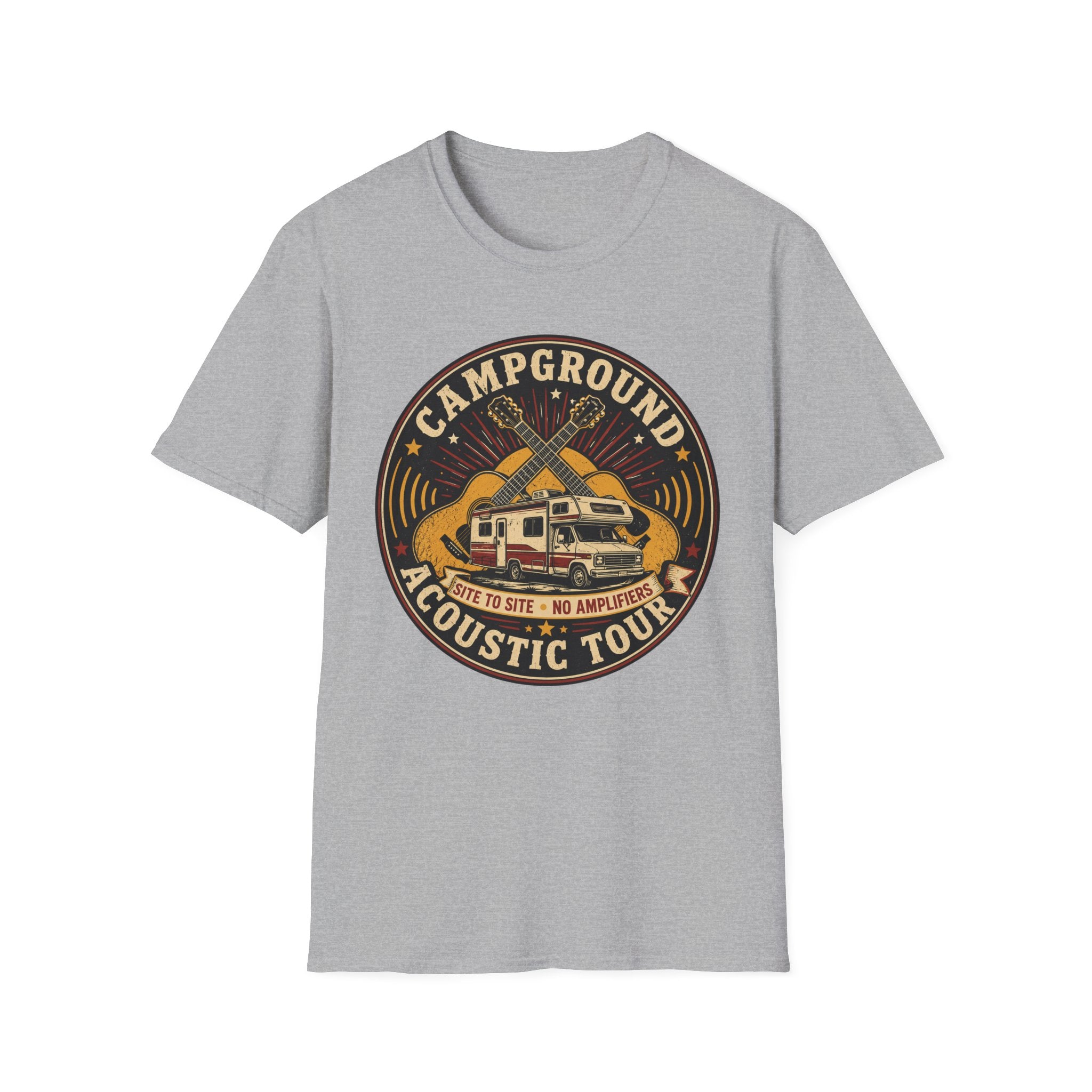 Campground Acoustic Tour - Site To Site - No Amplifiers T-Shirt