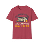 Freedom Runs On Diesel And Campfire Craft Beer T-Shirt