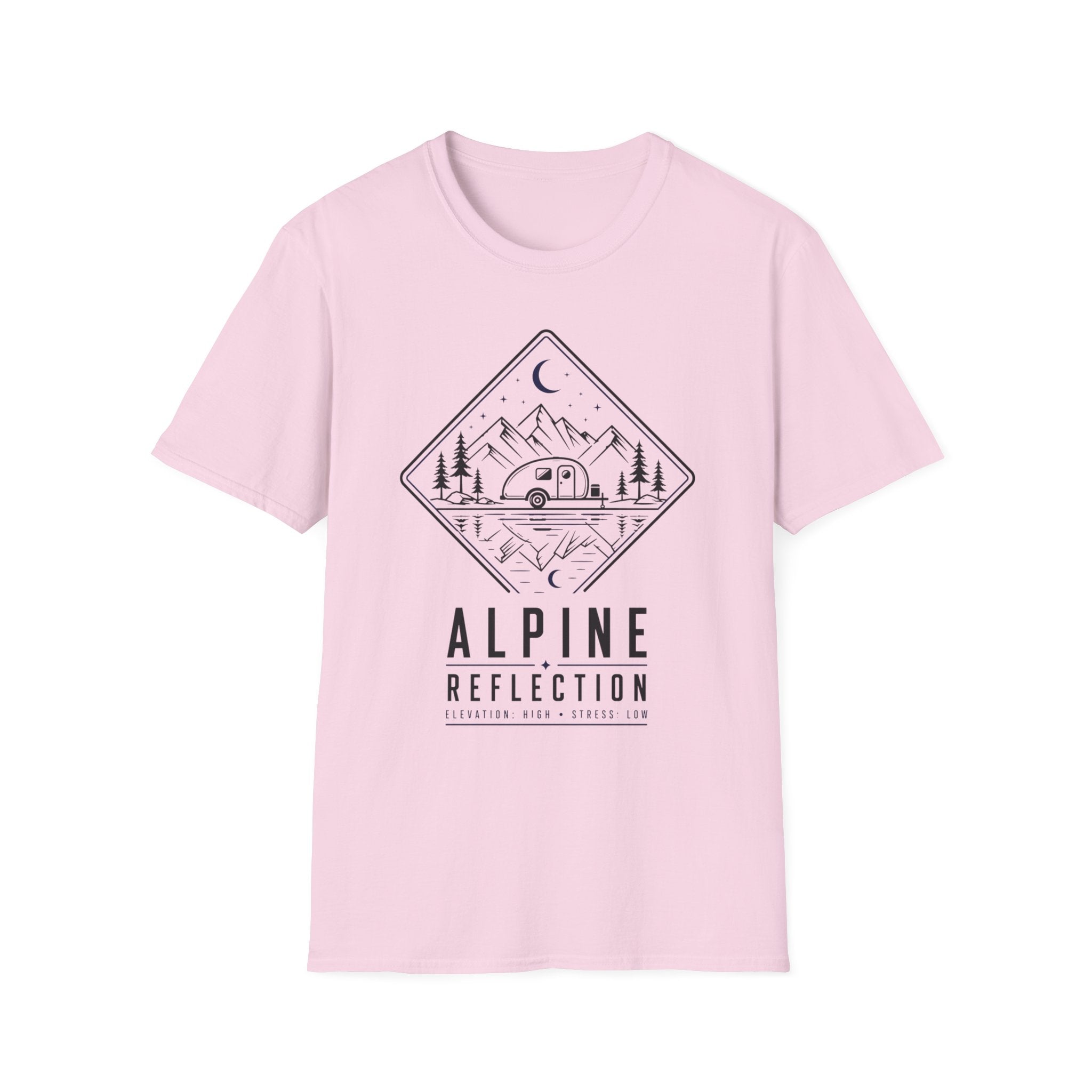 Alpine Reflection - Elevation High - Stress LowT-Shirt