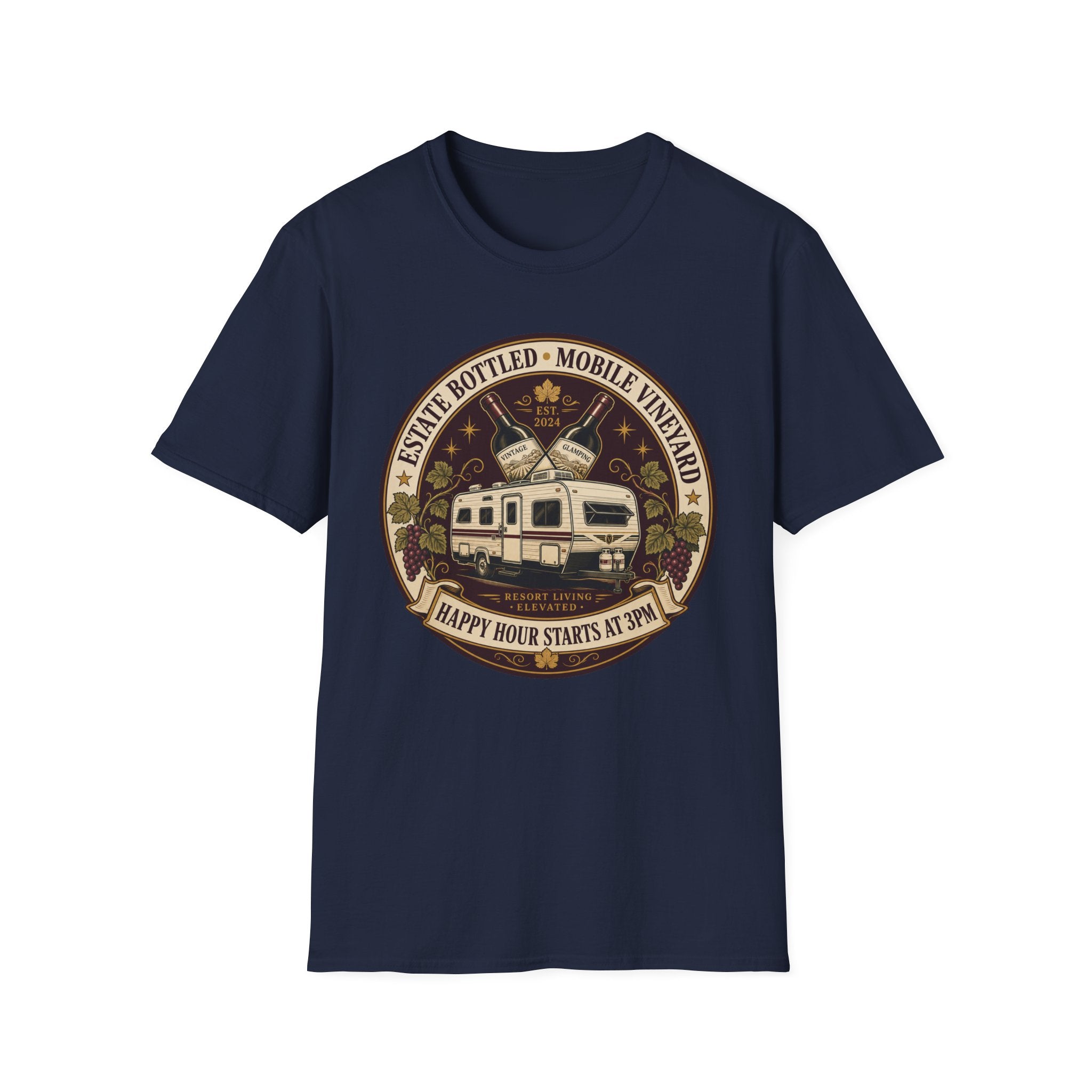 Estate Bottled Mobile Vinyard T-Shirt