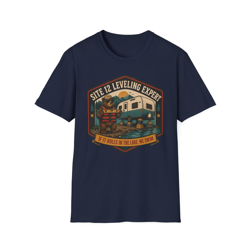 Leveling Expert - If It Rolls In The Lake, We Swim T-Shirt