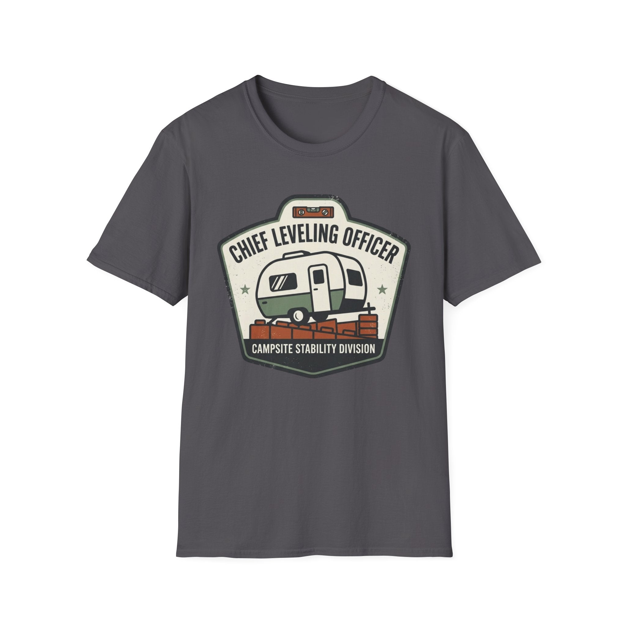 Chief Leveling Officer Campsite Stability Division T-Shirt