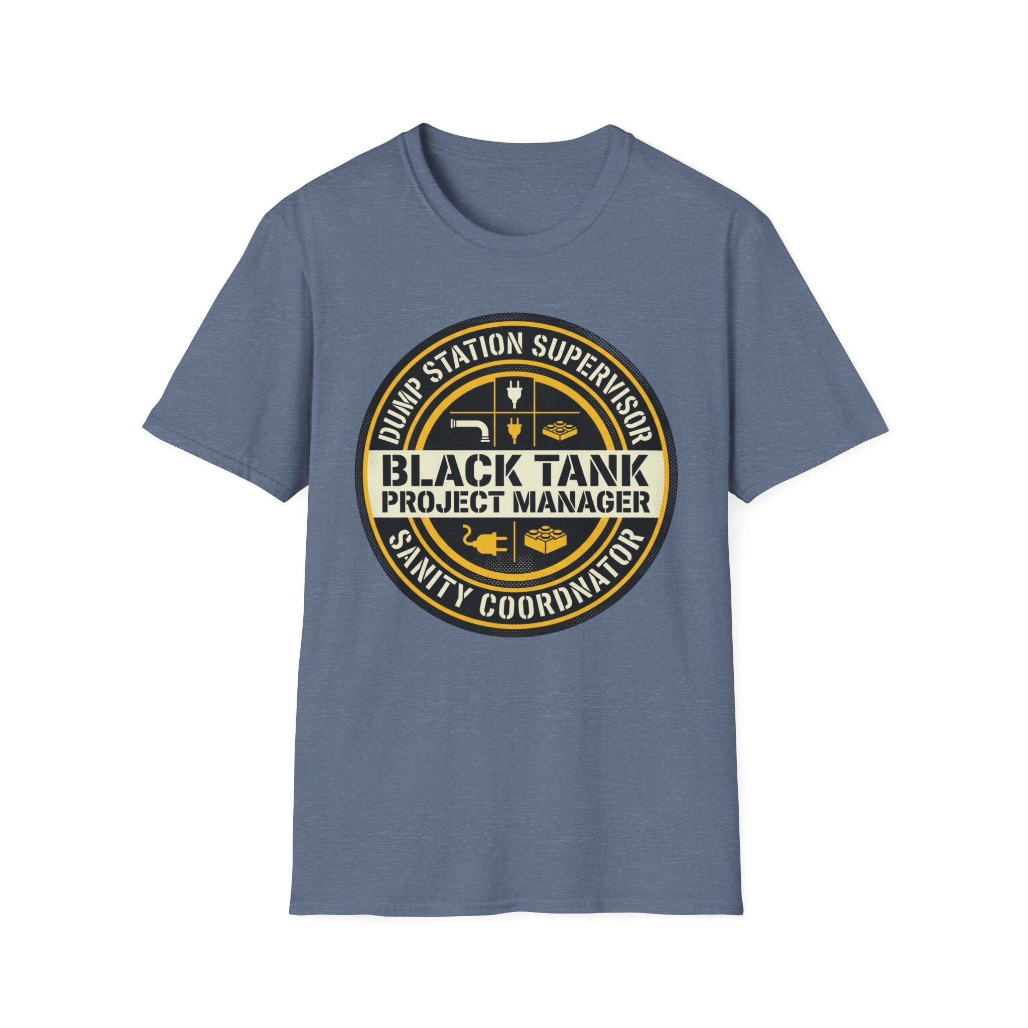 Dump Station Supervisor - Black Tank Project Manager - Sanity Coordinator T-Shirt