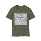 Site Layout Diagram T-Shirt