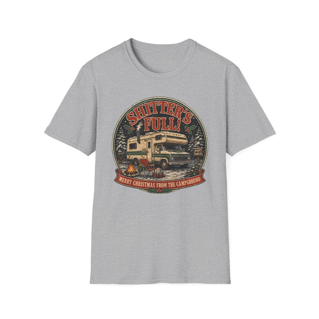 Shitters Full - Merry Xmas From The Campground T-Shirt