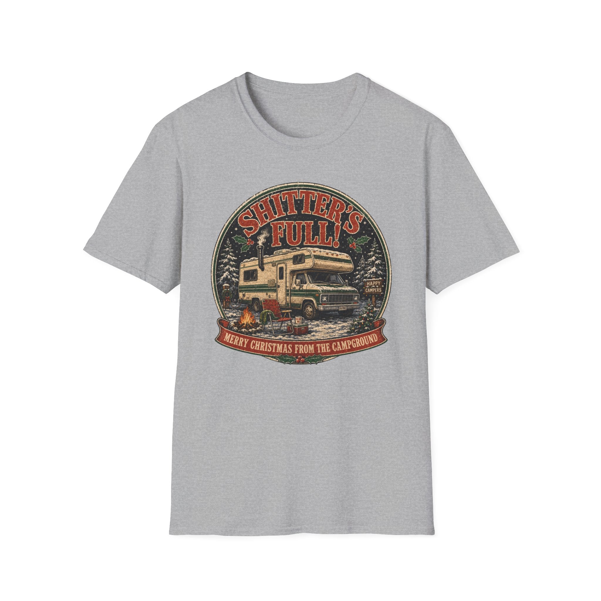 Shitters Full - Merry Xmas From The Campground T-Shirt