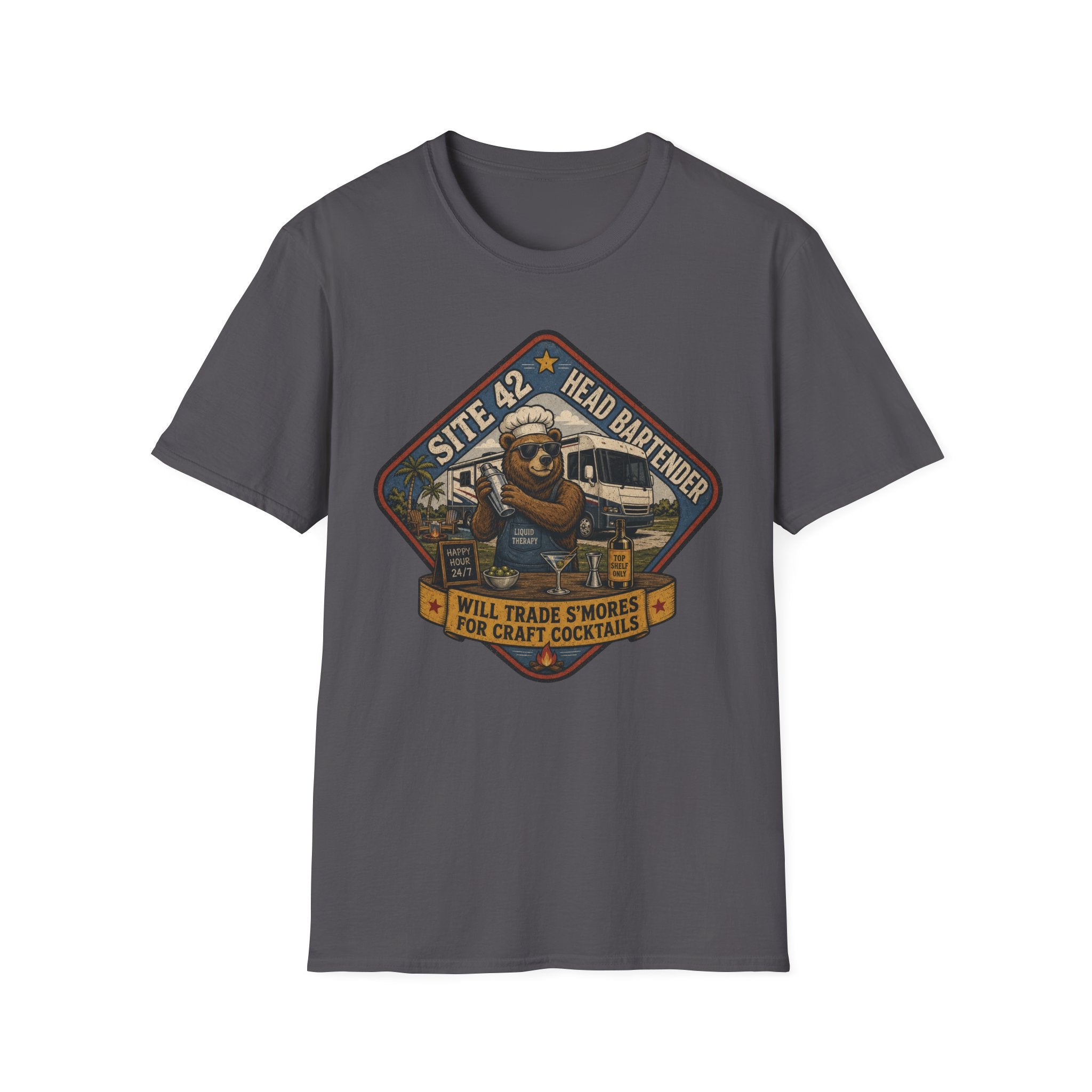 Site 42 - Head Bartender - Liquid Therapy T-Shirt