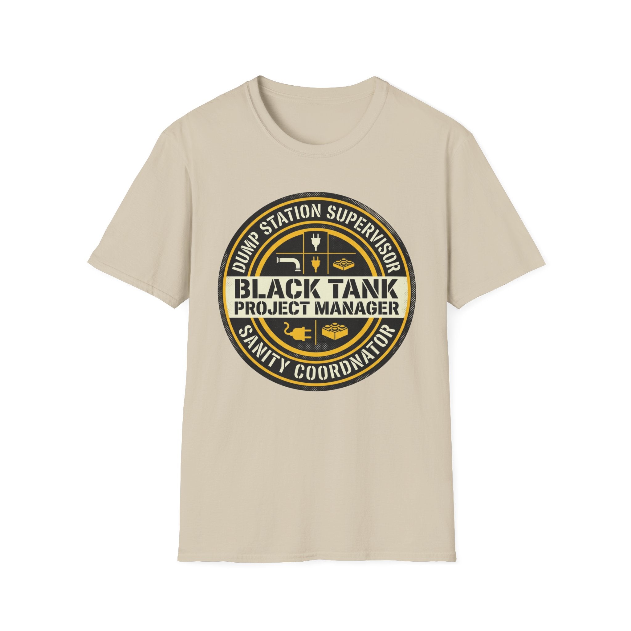 Dump Station Supervisor - Black Tank Project Manager - Sanity Coordinator T-Shirt