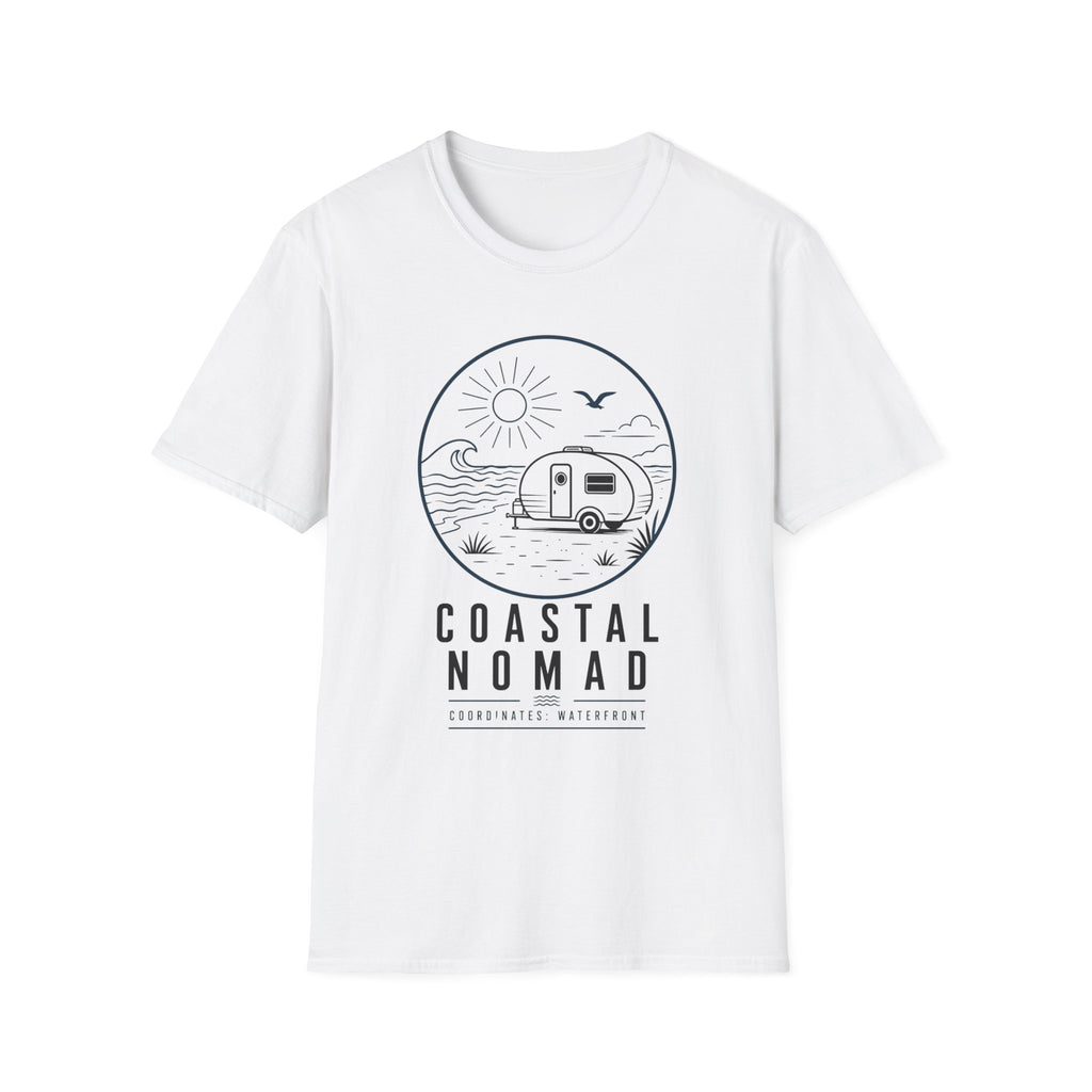 Coastal Nomad - Coordinates Waterfront T-Shirt