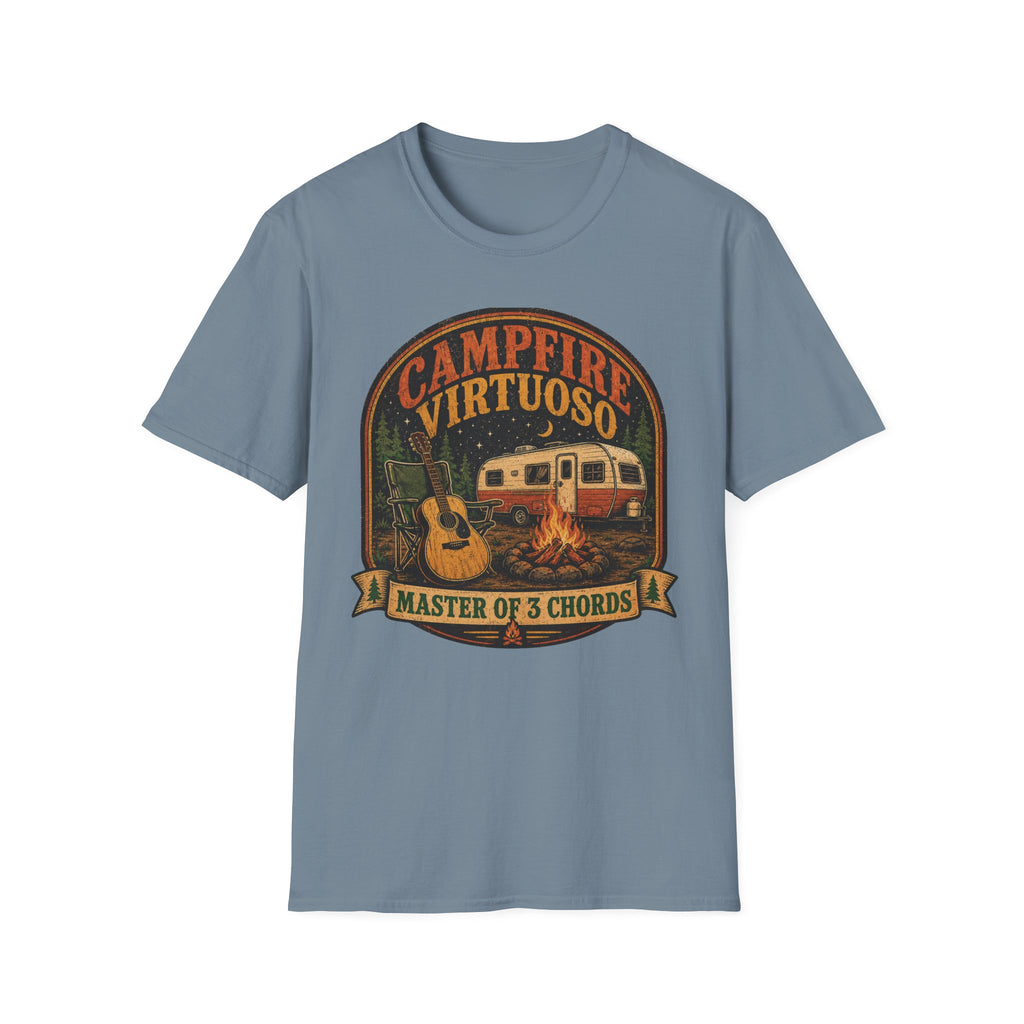 Campfire Virtuoso - Master of 3 Chords T-Shirt