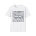 Site Layout Diagram T-Shirt