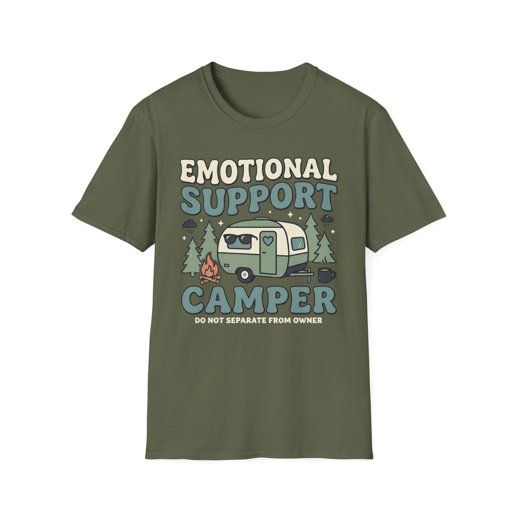 Emotional Support Camper Do Not Separate From Owner T-Shirt