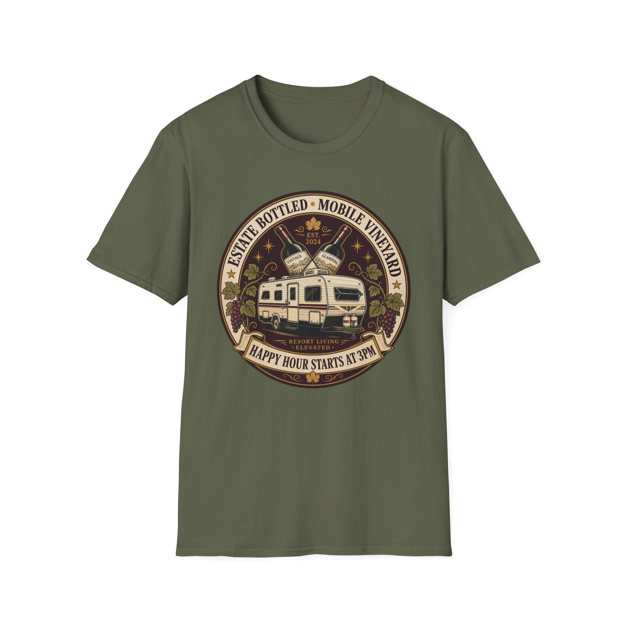 Estate Bottled Mobile Vinyard T-Shirt