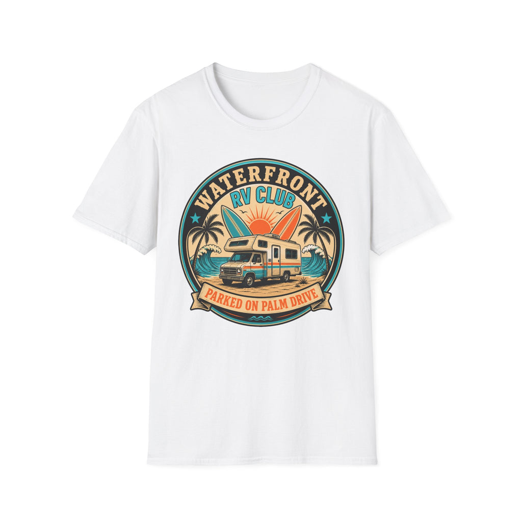 Waterfront RV Club - Parked On Palm Drive T-Shirt