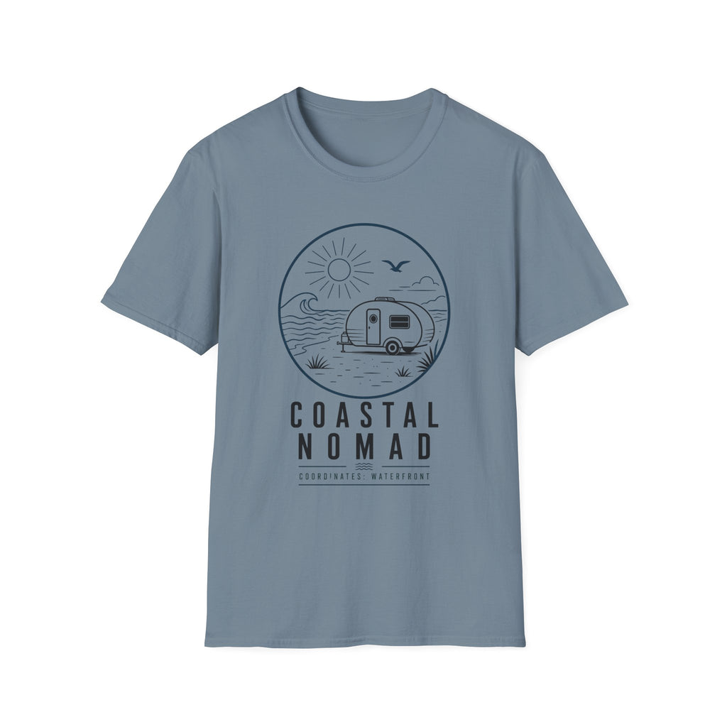 Coastal Nomad - Coordinates Waterfront T-Shirt