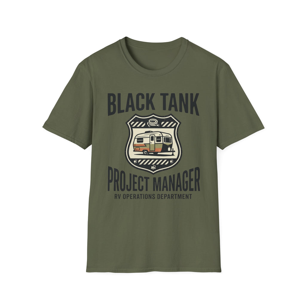 Black Tank Project Manager RV Operations Department T-Shirt