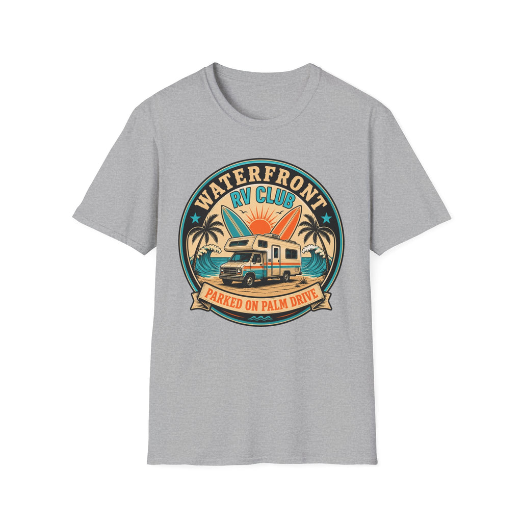 Waterfront RV Club - Parked On Palm Drive T-Shirt