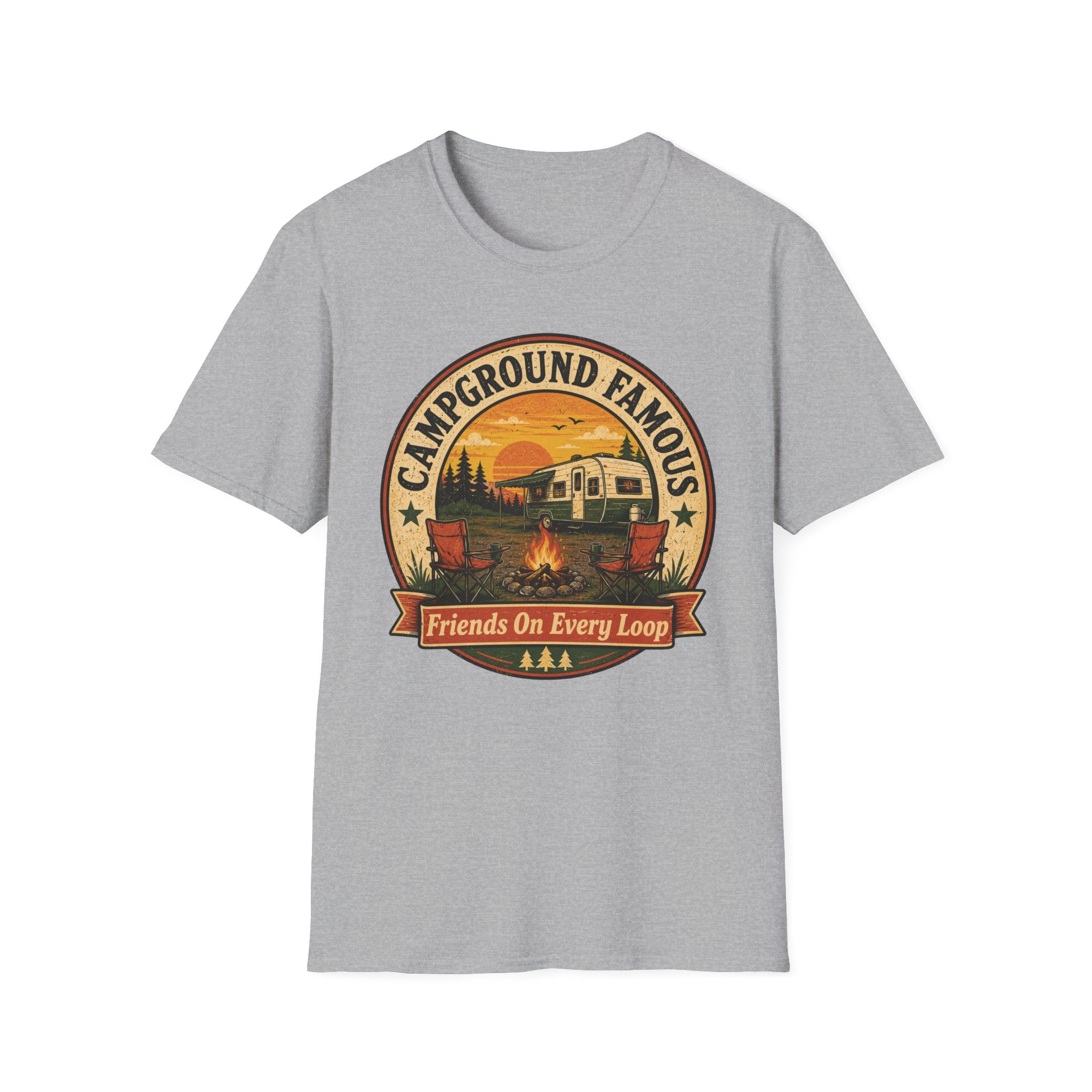 Campground Famous - Friends On Every Loop T-Shirt