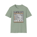 Glamping Facts Nutritional Label T-Shirt