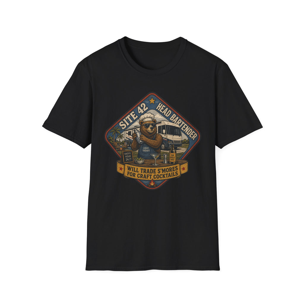 Site 42 - Head Bartender - Liquid Therapy T-Shirt