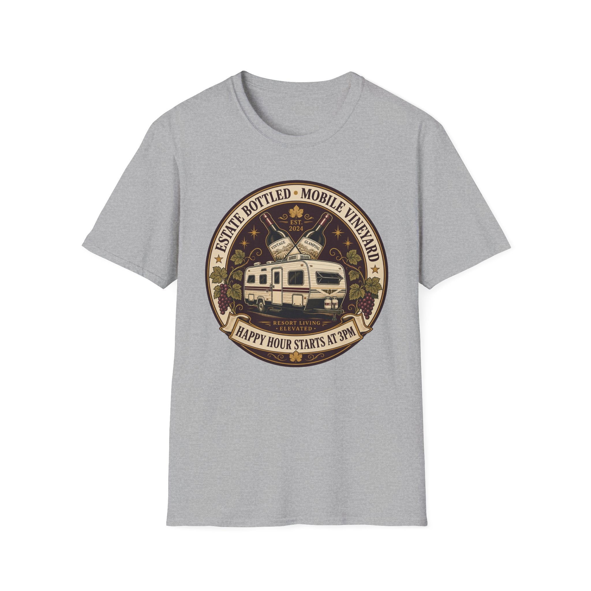 Estate Bottled Mobile Vinyard T-Shirt