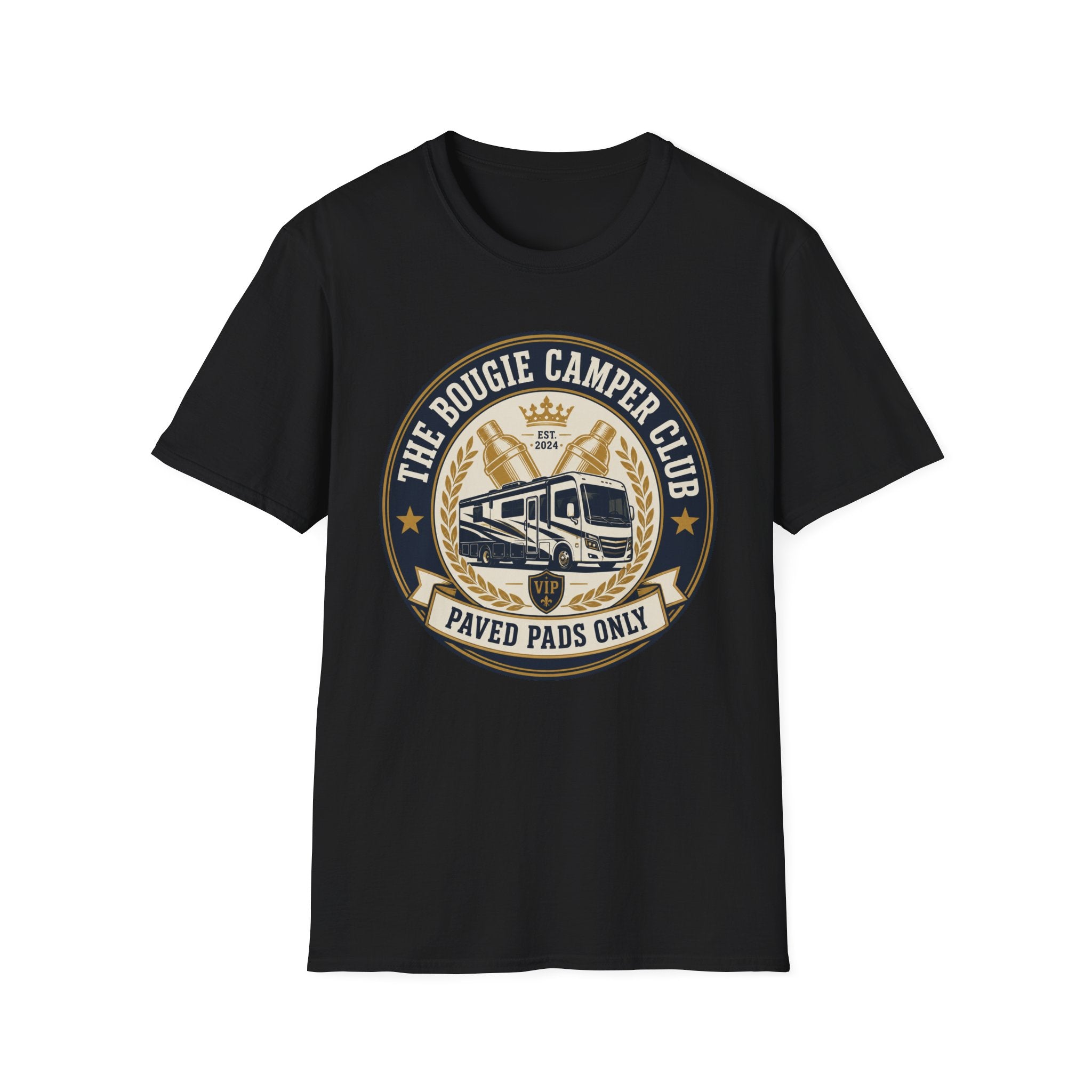 The Bougie Camper Club - Paved Pads Only T-Shirt